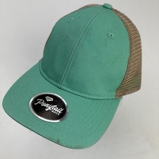 Outdoor Cap Women's Teal Tan Ponytail Back Mesh Trucker Baseball Cap Hat