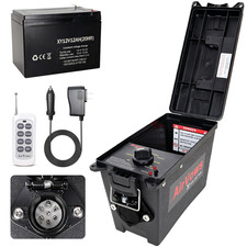 Trailer Light Tester 7-Way round Pin with 12V 12Ah Battery,Support Wireless Rem