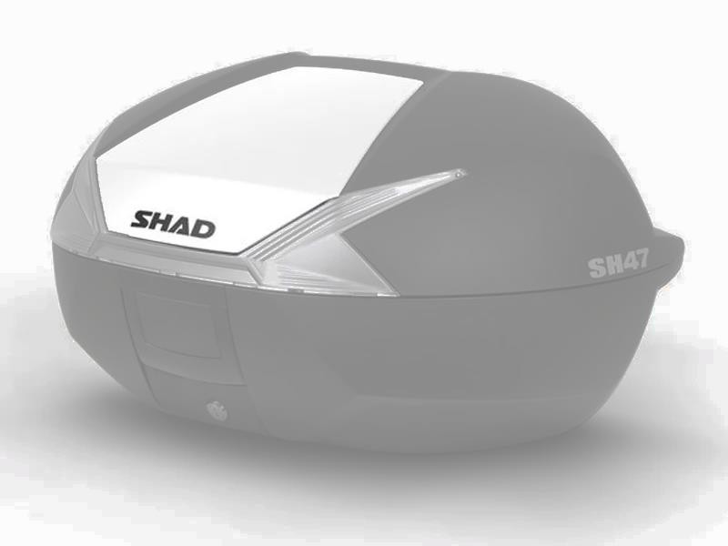 SHAD SH47 Top Box White Cover
