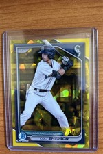 2024 Bowman Chrome Draft Sapphire Edition - Colt Emerson #BDC-15 Yellow /75 (RC)