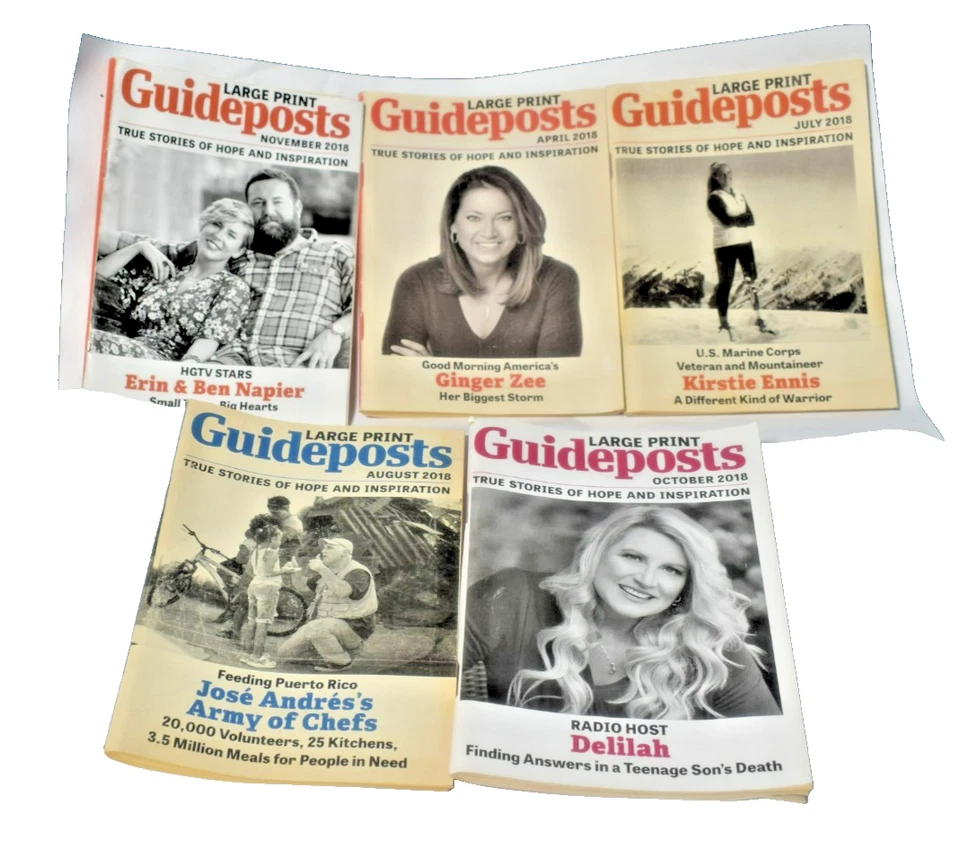 Guideposts Magazine Large Print July US Marine Corps Good Morning America 3 more - Image 2 of 2