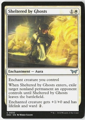 SHELTERED BY GHOSTS 30 DUSKMOURN: HOUSE OF HORROR MAGIC: THE GATHERING NM