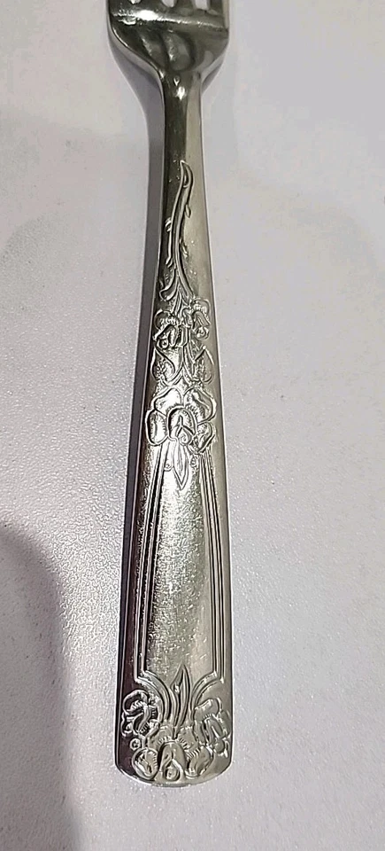 Tenedor de cena Rose inoxidable Sears Roebuck 1 7 3/8 pulgadas descontinuado  Foto 2 de 4