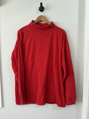 Vintage Kansas City Chief s Logo men s XL Embroidered Turtle Neck Long Sleeve 