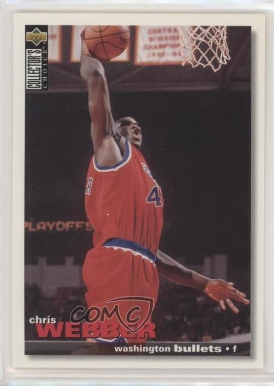 1995 Upper Deck Collector's Choice International German II Chris Webber HOF 1k3