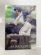 Go Matsumoto 2023 Topps Chrome NPB #CT12 Hokkaido Nipponham Fighters TITAN