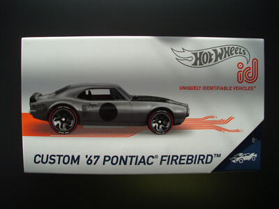 HOT  WHEELS   id    CUSTOM   67 er  PONTIAC  FIREBIRD   Red - Line   SERIES   2