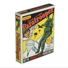 Retro Paratrooper 17" Tangle Free Parachute Army men Military Toy RPT