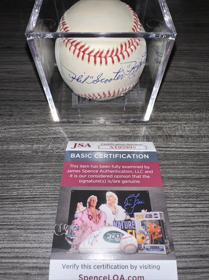 1983 Phil Rizzuto Signed OAL Baseball Inscribed "Scooter" JSA AT05995 - Image 4 of 4