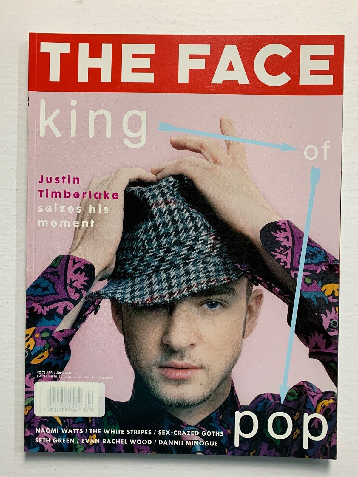THE FACE Magazine April 2003 - Justin Timberlake, Naomi Watts