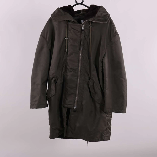 All Saints Khaki Parka Coat - Size S | eBay