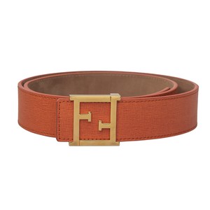 orange fendi belt