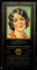 Keystone Emery Mills Philadelphia Pennsylvania 1933 Sample Calendar J. Knowles