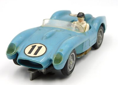 Strombecker Ferrari Testarossa Slot Car 1:32 Testa Rosa Alte Version 1960er