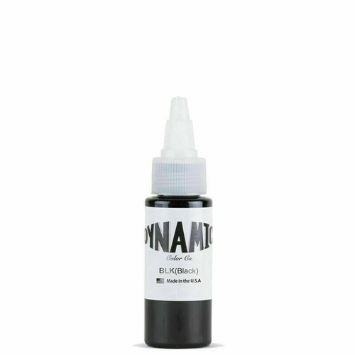 DYNAMIC BLACK Tattoo Ink 1-oz & 8-oz - product listing photo