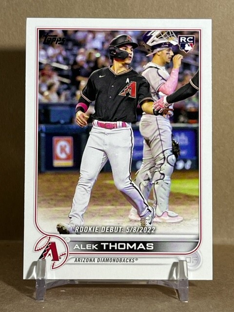 Alek Thomas 2022 Topps Update #US282 Rookie Debut RC Diamondbacks L