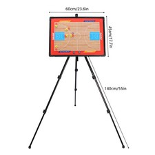 Portable Tactical Display Board Basketball Coaching Board Triangle Bracket Stand