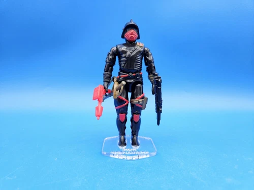 Vintage 1988 Hasbro GI Joe Iron Grenadiers 🔥  ACRYLIC BASE 🔥 NO TOY INCLUDED