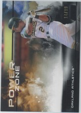 2019 Stadium Club Power Zone Black #PZ-19 Khris Davis A's 14/99