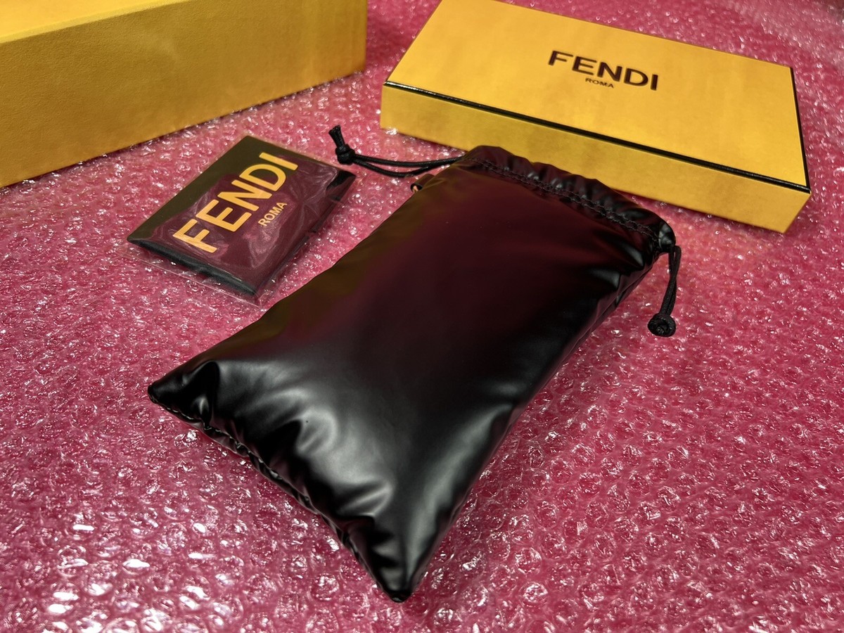 Fendi Black and Yellow Sunglasses Pouch & Box Set Fendi Iconic Baguette Cat-Eye Sunglasses Review: Worth the  main image 2