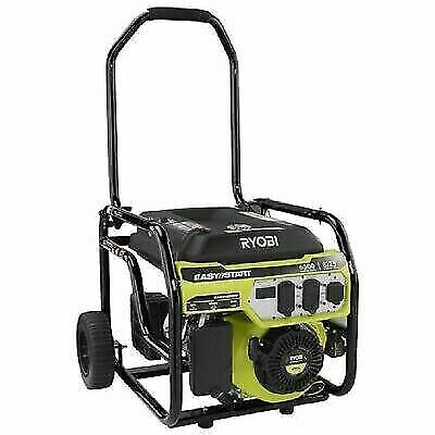 RYOBI RY906500S 6,500-Watt 420 Cc Gasoline Powered Portable Generator