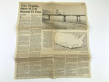 Yes Virginia there IS I-10 Beyond El Paso Arizona Florida Tucson Citizen 7/20/85