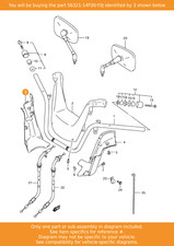 SUZUKI Cover, Handle Lower Rh (gray), 56321-14F00-Y0J OEM