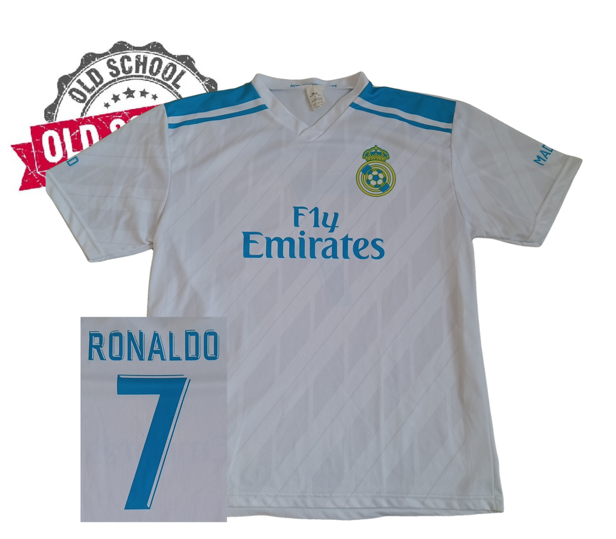 Ronaldo #7 Real Madrid Home football shirt 2017 - 2018 JERSEY SIZE