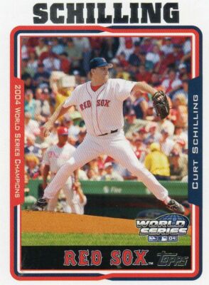 2005 Topps MLB Baseball Card 2004 Boston Red Sox World Series Edition