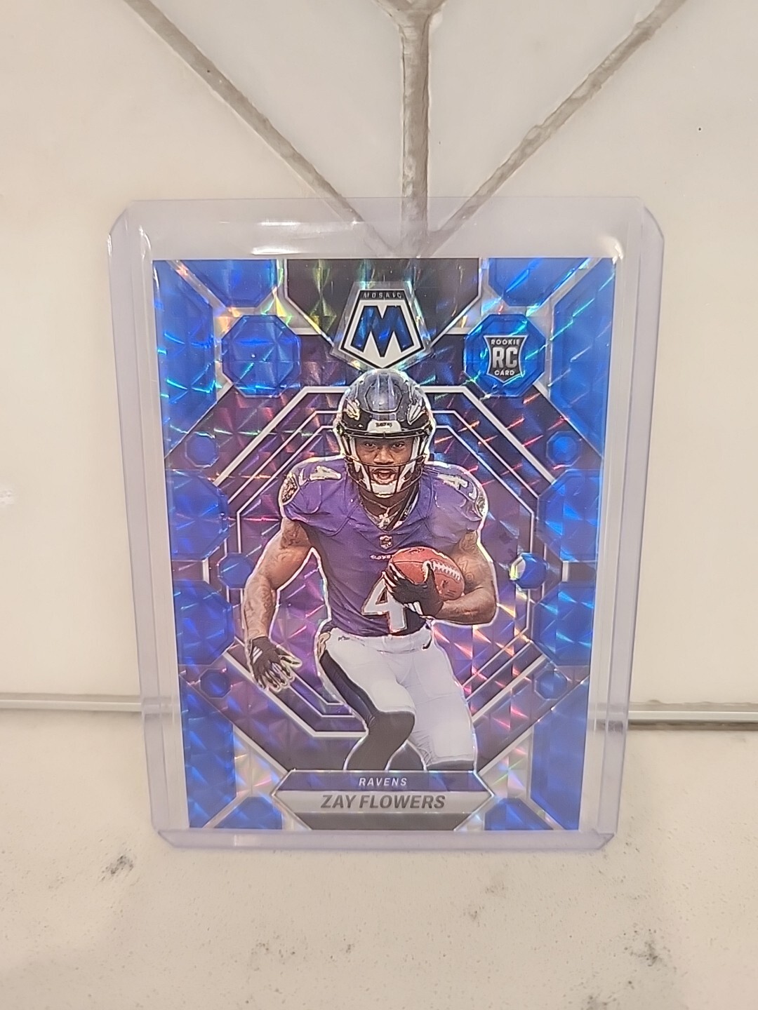 2023 Panini Mosaic - Rookies Zay Flowers #380 Blue Prizm (RC) /99!