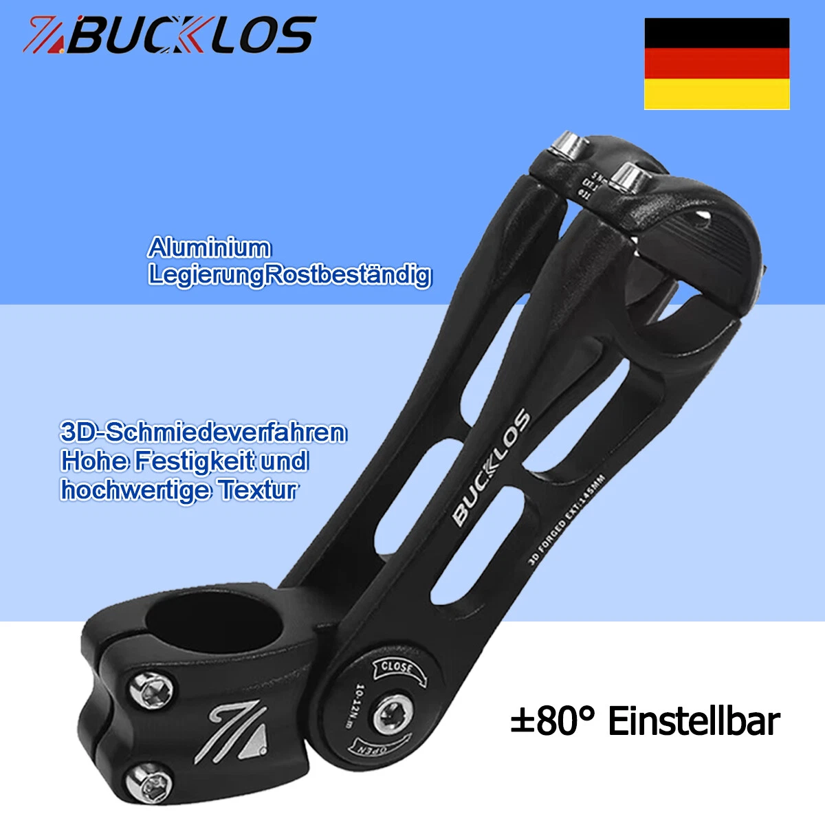 rennrad vorbau carbon PRO Vorbau Missile Evo Rennrad / Schwarz-Grau / 85 mm Lnge  BKE-DEALS