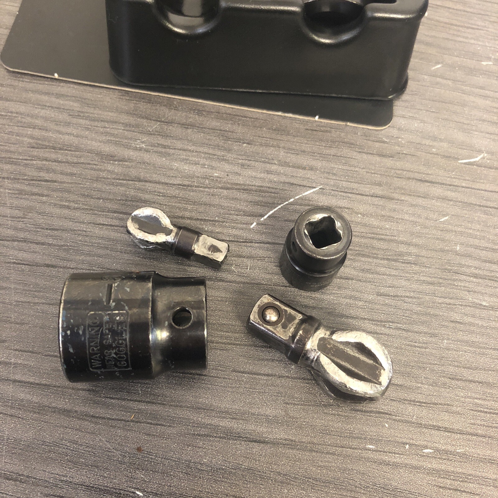 HALFORDS ADVANCED 3 PIECE PINLESS UNIVERSAL JOINT SET IMPACT 1/2