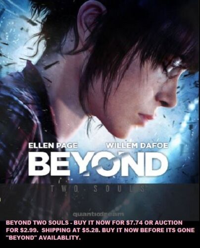 Beyond: Two Souls (PlayStation 3 PS3)