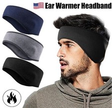 Fleece Ear Warmer Cover Headband Winter Ear Muffs Sports Sweatband Men Women USA