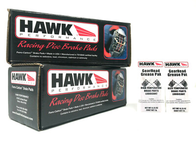 Hawk HP Plus Performance Front + Rear Brake Pads 1997-2001 Acura Integra Type R