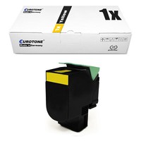 Eco Toner Yellow Ersetzt Lexmark 71B0040 71B20Y0 71B0H40 71B2HY0 2.300 Seiten