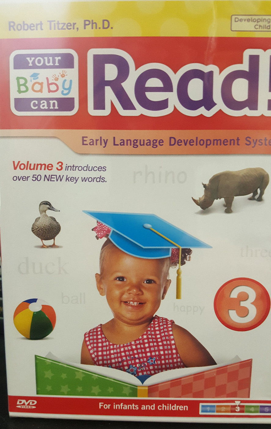 2 Your Baby Can Read DVDs Volumes 3 & 5 Early Language Development ...