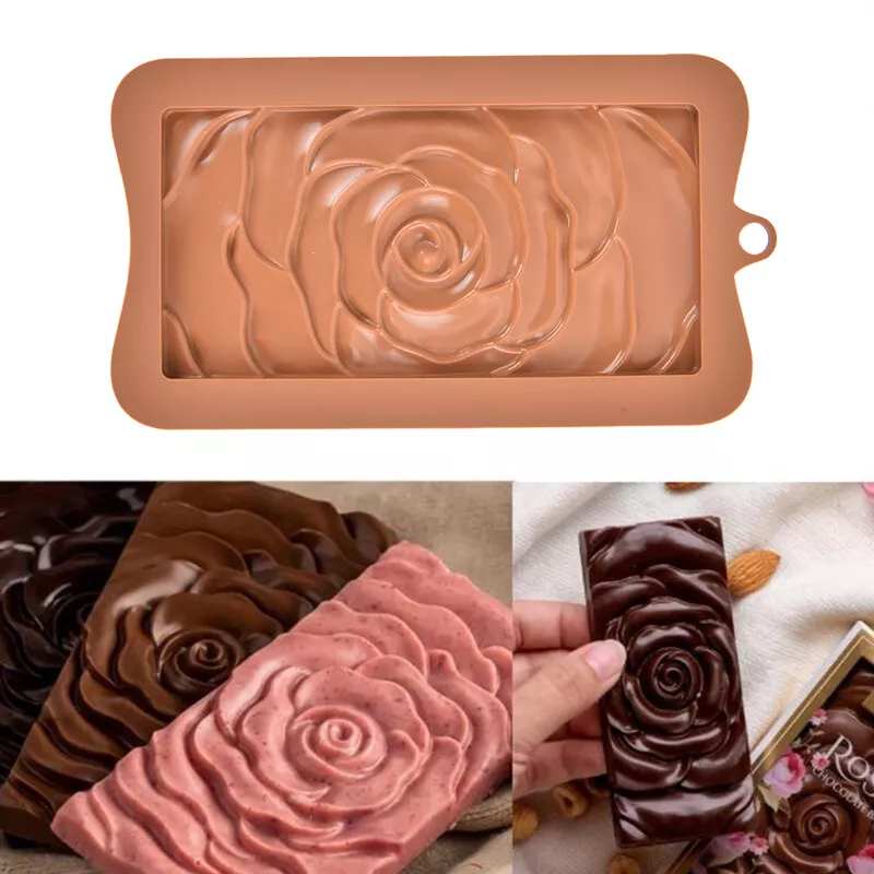 New Flower Chocolate Mold Cake Silicone Cookie Cupcake Molds Soap Mould .KE