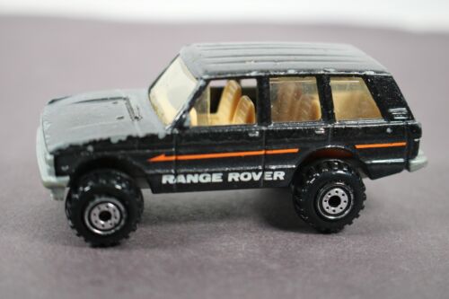 Vintage 1989 BLACK Hot Wheels Range Rover Classic LQQK