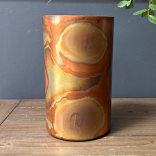 Double Walled Stainless Steel Ice Bucket Wine Cooler Abstract Copper/Gold 25cm