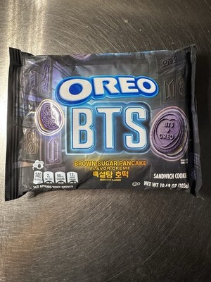 OREO LIMITED EDITION BTS BROWN SUGAR PANCAKE FLAVOR CREME SANDWICH COOKIES