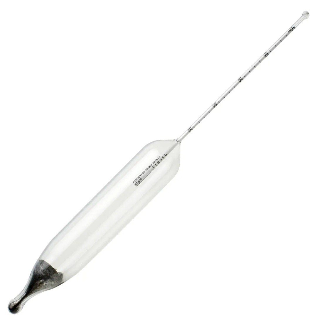 H-B B61807-4300 Durac 20/40% Alcohol Proof Ethyl Alcohol Hydrometer