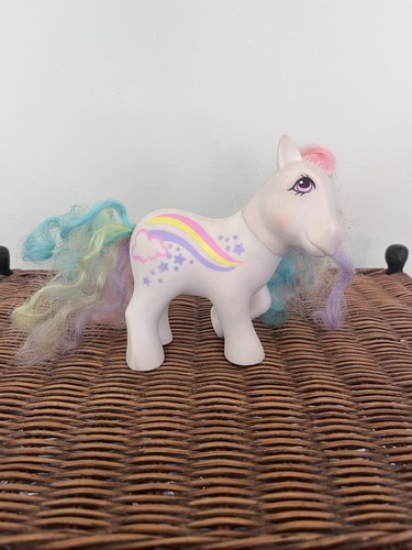 De colección My Little Pony Raincurl Rainbow Curl Pony Hasbro 1984
