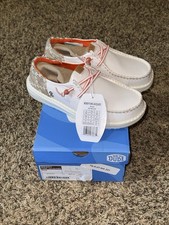 Hey Dude Wendy Funk Jacquard Women's Casual Shoes Beige Size 6 New