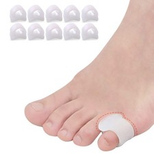 10 Pcs Pinky Toe Splint, Gel Toe Separators, Little Toe Straightener Hammer Toe 