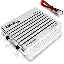 400W 4-Channel Marine Amplifier - Elite Hydra Series Water Resistant Amplifier w