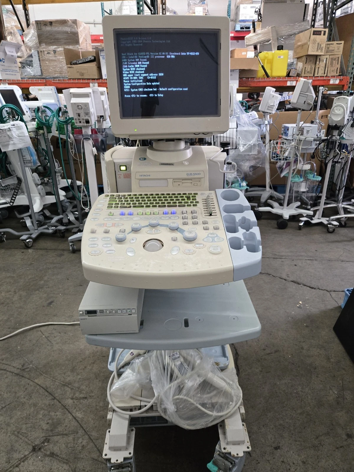 HITACHI EUB-5500 ULTRASOUND DIAGNOSTIC SCANNER