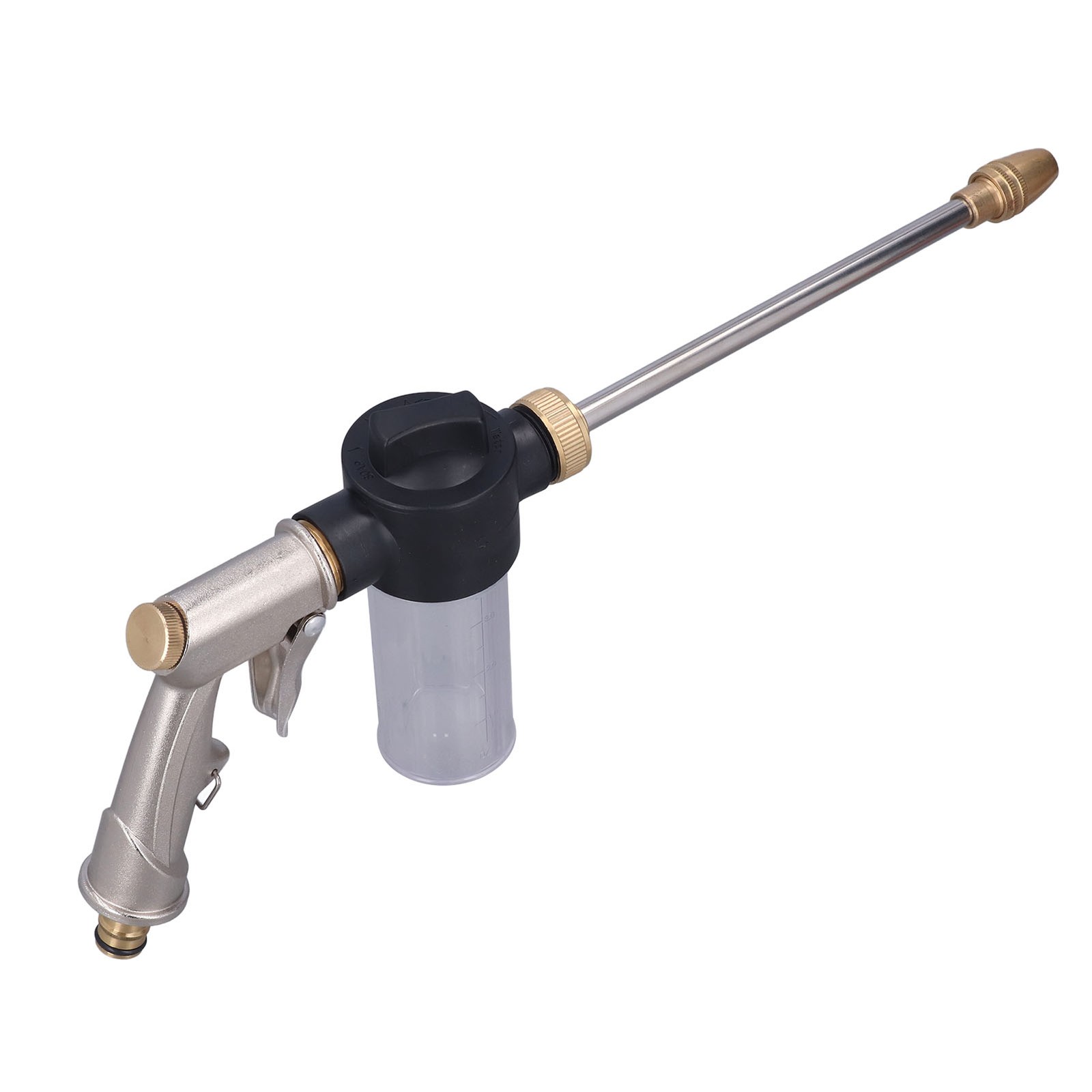 `Water Gun Garden Hose Wand Nozzle Sprayer Foam Washer Spray Cleaning Tool
