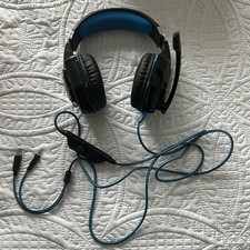 VersionTECH G2000 Stereo Surround Sound Over-Ear Gaming Headset Black And Blue