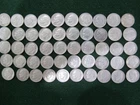 1964 Roosevelt Silver Dimes Roll of 50 - Lot 9